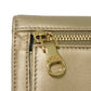 LOEWE Long Wallet Purse 182.82C18 Nappa Dark gold Lambskin wallet Coin case Anagram emboss Long flap wallet unisex(Unisex) Used Authentic