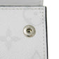 LOUIS VUITTON Tri-fold wallet M67621 Taiga leather x monogram canvas x smooth leather Bron LV Logo Flower White Monogram Discovery compact wallet mens Used Authentic