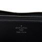 LOUIS VUITTON Long Wallet Purse M61867 Mahina leather (stamped) Noir LV Logo Flower Perforation Punching Black Monogram Mahina Zippy wallet mens(Unisex) Used Authentic