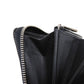LOUIS VUITTON Long Wallet Purse M61867 Mahina leather (stamped) Noir LV Logo Flower Perforation Punching Black Monogram Mahina Zippy wallet mens(Unisex) Used Authentic