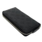 LOUIS VUITTON Long Wallet Purse M61867 Mahina leather (stamped) Noir LV Logo Flower Perforation Punching Black Monogram Mahina Zippy wallet mens(Unisex) Used Authentic