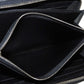 LOUIS VUITTON Long Wallet Purse M61867 Mahina leather (stamped) Noir LV Logo Flower Perforation Punching Black Monogram Mahina Zippy wallet mens(Unisex) Used Authentic