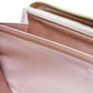 LOUIS VUITTON Long Wallet Purse M81708 Lamb leather (monogram type push) x calf leather Rose gold Monogram emboss Zippy wallet