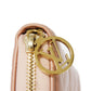 LOUIS VUITTON Long Wallet Purse M81708 Lamb leather (monogram type push) x calf leather Rose gold Monogram emboss Zippy wallet