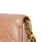 LOUIS VUITTON Long Wallet Purse M81708 Lamb leather (monogram type push) x calf leather Rose gold Monogram emboss Zippy wallet