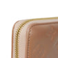 LOUIS VUITTON Long Wallet Purse M81708 Lamb leather (monogram type push) x calf leather Rose gold Monogram emboss Zippy wallet