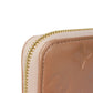 LOUIS VUITTON Long Wallet Purse M81708 Lamb leather (monogram type push) x calf leather Rose gold Monogram emboss Zippy wallet