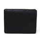LOUIS VUITTON Tri-fold wallet M82133 Implant leather (monogram embossed) Noir LV logo embossed RFID IC chip Monogram Unplant Portefeuille Celeste unisex(Unisex) Used Authentic