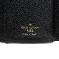 LOUIS VUITTON Tri-fold wallet M82133 Implant leather (monogram embossed) Noir LV logo embossed RFID IC chip Monogram Unplant Portefeuille Celeste unisex(Unisex) Used Authentic