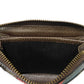 GUCCI Coin case 429232 GG Supreme canvas (polyurethane processing) x Calfskin leather beige Chevron Web Stripe Green GG Supreme compact zip around wallet unisex(Unisex) Used Authentic