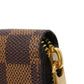 LOUIS VUITTON Long Wallet Purse N41661 Damier canvas x grain leather (embossed) Ebene logo brown new zip around checkered pattern louis vuitton Damier Zippy wallet unisex(Unisex) Used Authentic