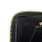 LOUIS VUITTON Long Wallet Purse M60171 Implant leather (monogram embossed) Noir LV Logo Black Zip Around Monogram Unplant Portefeuille Clemence unisex(Unisex) Used Authentic