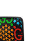 GUCCI Clutch bag 601087 H20BN 1058 GG psychedelic canvas x calf leather (embossed) multicolor Star Double G Black Handle Strap Business Bag GG Psychedelic Pouch mens Used Authentic