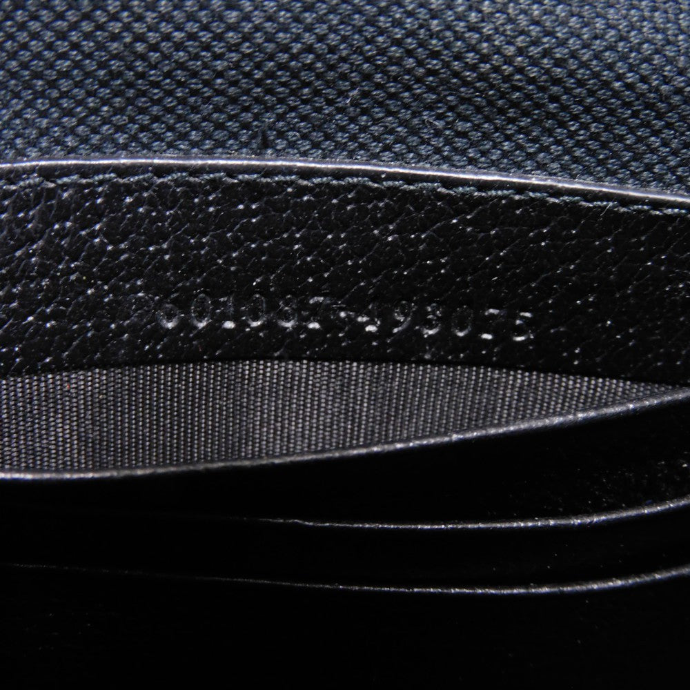 GUCCI Clutch bag 601087 H20BN 1058 GG psychedelic canvas x calf leather (embossed) multicolor Star Double G Black Handle Strap Business Bag GG Psychedelic Pouch mens Used Authentic
