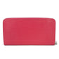 LOUIS VUITTON Long Wallet Purse M62580 Epi leather x grain leather Freesia LV logo embossed pink new zip around bag in good condition Epi Zippy wallet Women Used Authentic
