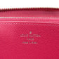 LOUIS VUITTON Long Wallet Purse M62580 Epi leather x grain leather Freesia LV logo embossed pink new zip around bag in good condition Epi Zippy wallet Women Used Authentic