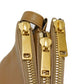 CELINE Shoulder Bag 187603BEB.02BA Smooth lambskin Light camel Foil-stamped brown lambskin crossbody 3-piece pouch New logo Trio Small Women(Unisex) Used Authentic