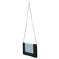 CELINE Shoulder Bag 107773 Smooth lambskin Light blue x dark green ChainShoulder Bag 2WAY Clutch Bag Old logo FRAME Evening Chain Wallet Women Used Authentic