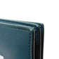 CELINE Shoulder Bag 107773 Smooth lambskin Light blue x dark green ChainShoulder Bag 2WAY Clutch Bag Old logo FRAME Evening Chain Wallet Women Used Authentic