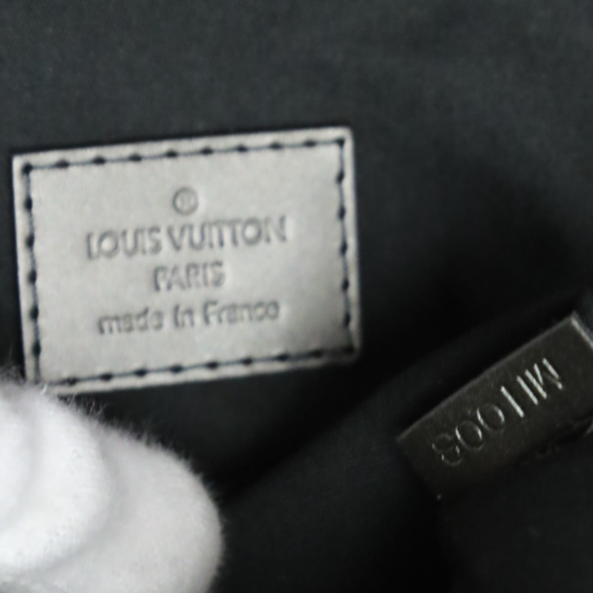 LOUIS VUITTON Shoulder Bag M55152 Monogram Matte Leather Noir mat Webster Street Women Used Authentic