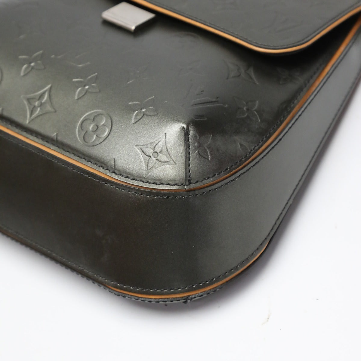 LOUIS VUITTON Shoulder Bag M55152 Monogram Matte Leather Noir mat Webster Street Women Used Authentic