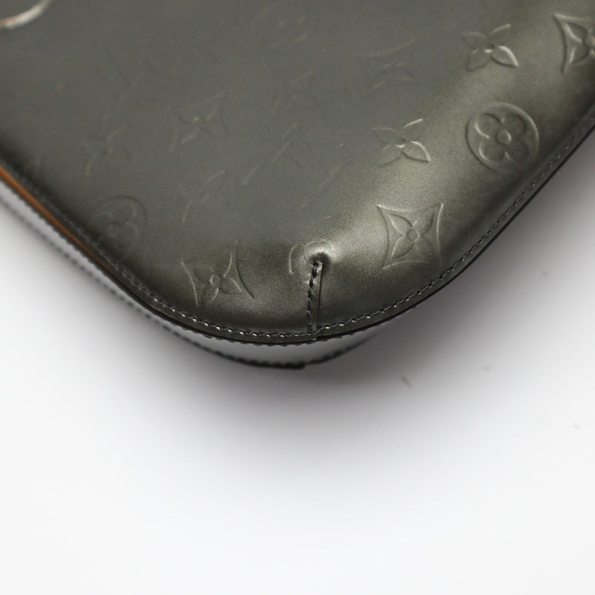 LOUIS VUITTON Shoulder Bag M55152 Monogram Matte Leather Noir mat Webster Street Women Used Authentic