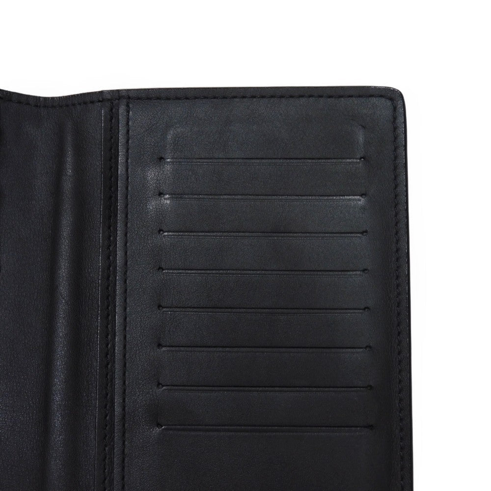LOUIS VUITTON Long Wallet Purse M69038 Taurillon Clemence leather (monogram embossed) Noir New Bifold Wallet Long Wallet Purse Black Current RFID IC Chip Monogram Taurillon Clemence Portefeuille Braza mens Used Authentic