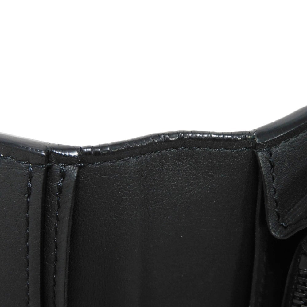 LOUIS VUITTON Long Wallet Purse M69038 Taurillon Clemence leather (monogram embossed) Noir New Bifold Wallet Long Wallet Purse Black Current RFID IC Chip Monogram Taurillon Clemence Portefeuille Braza mens Used Authentic