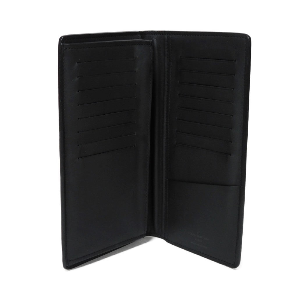 LOUIS VUITTON Long Wallet Purse M69038 Taurillon Clemence leather (monogram embossed) Noir New Bifold Wallet Long Wallet Purse Black Current RFID IC Chip Monogram Taurillon Clemence Portefeuille Braza mens Used Authentic