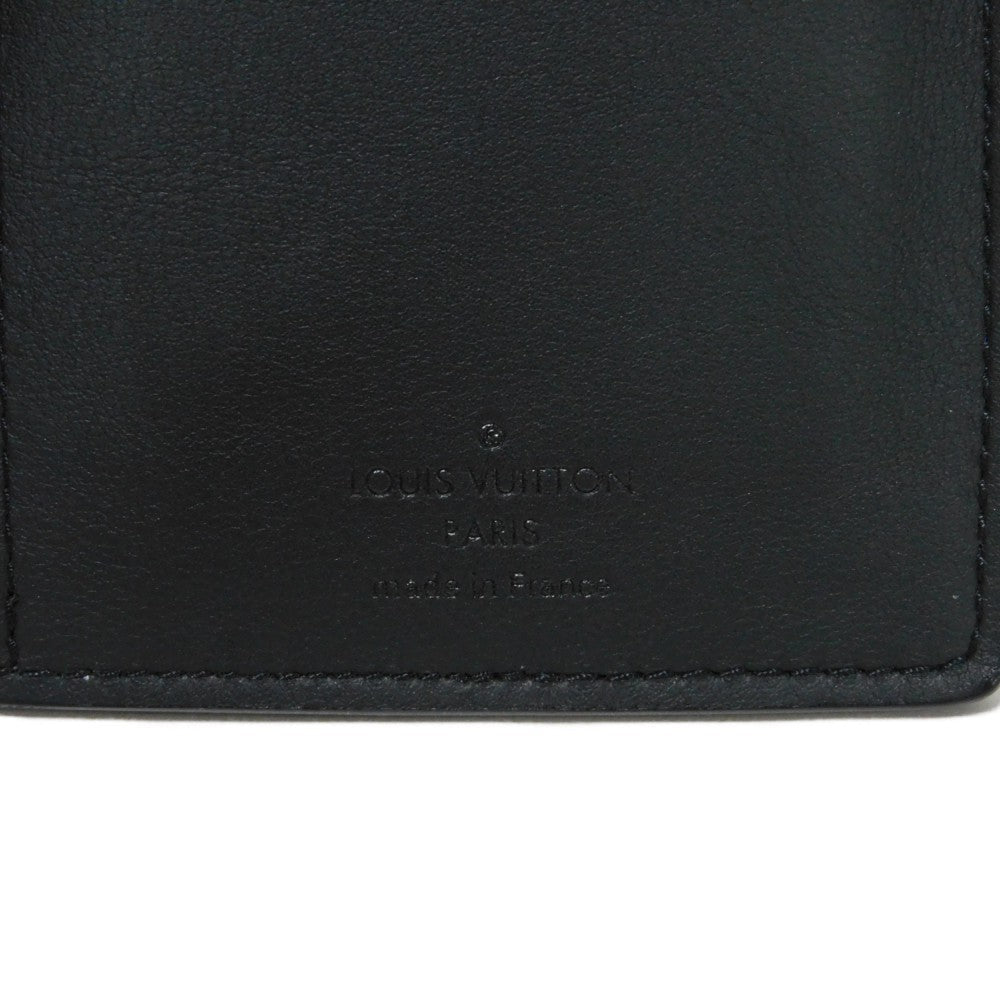 LOUIS VUITTON Long Wallet Purse M69038 Taurillon Clemence leather (monogram embossed) Noir New Bifold Wallet Long Wallet Purse Black Current RFID IC Chip Monogram Taurillon Clemence Portefeuille Braza mens Used Authentic