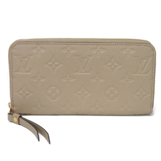 LOUIS VUITTON Long Wallet Purse M69034 Anplant leather Tour rail Current LV logo Greige New RFID Monogram Unplant Zippy wallet unisex(Unisex) Used Authentic