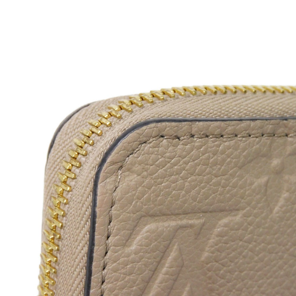 LOUIS VUITTON Long Wallet Purse M69034 Anplant leather Tour rail Current LV logo Greige New RFID Monogram Unplant Zippy wallet unisex(Unisex) Used Authentic