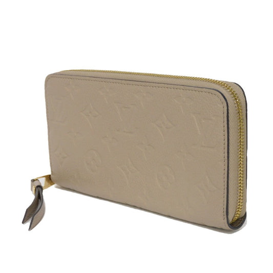 LOUIS VUITTON Long Wallet Purse M69034 Anplant leather Tour rail Current LV logo Greige New RFID Monogram Unplant Zippy wallet unisex(Unisex) Used Authentic