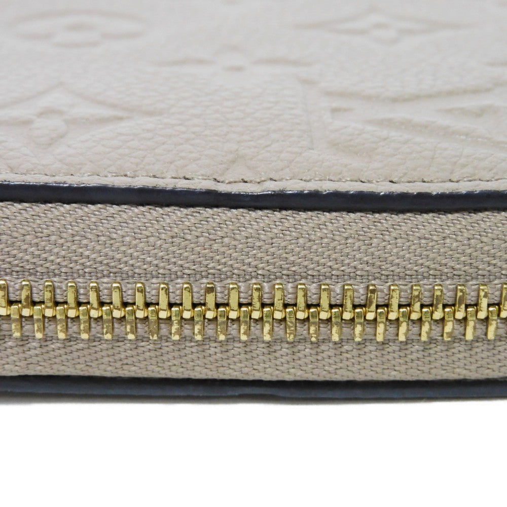LOUIS VUITTON Long Wallet Purse M69034 Anplant leather Tour rail Current LV logo Greige New RFID Monogram Unplant Zippy wallet unisex(Unisex) Used Authentic
