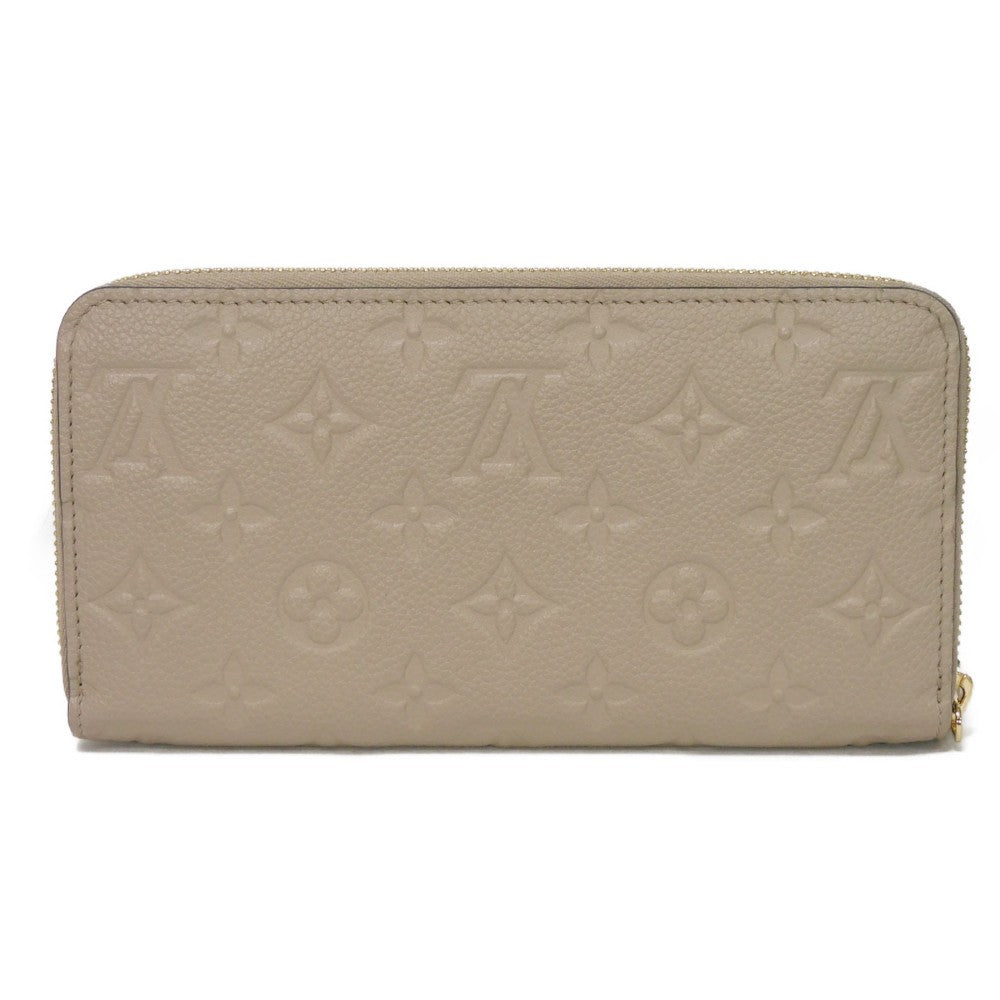LOUIS VUITTON Long Wallet Purse M69034 Anplant leather Tour rail Current LV logo Greige New RFID Monogram Unplant Zippy wallet unisex(Unisex) Used Authentic