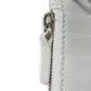 BALENCIAGA Coin case 594548 1I373 9064  Smooth scarf skin white New logo Cash Card Case Strap mens(Unisex) Used Authentic