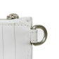 BALENCIAGA Coin case 594548 1I373 9064  Smooth scarf skin white New logo Cash Card Case Strap mens(Unisex) Used Authentic