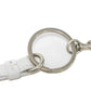 BALENCIAGA Coin case 594548 1I373 9064  Smooth scarf skin white New logo Cash Card Case Strap mens(Unisex) Used Authentic