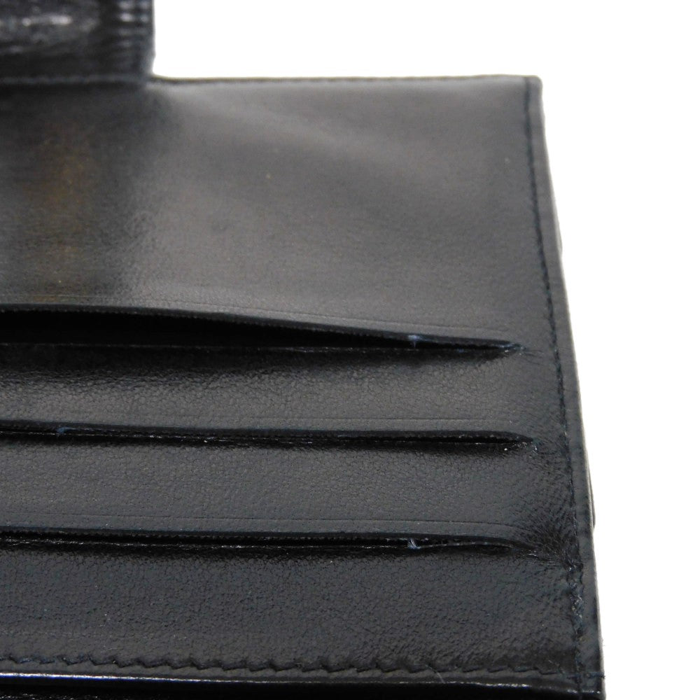 CHANEL Bifold Wallet A01427 Caviar skin black COCO Mark 4th Series Vintage Big Coco Small flap wallet unisex(Unisex) Used Authentic