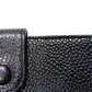 CHANEL Bifold Wallet A01427 Caviar skin black COCO Mark 4th Series Vintage Big Coco Small flap wallet unisex(Unisex) Used Authentic