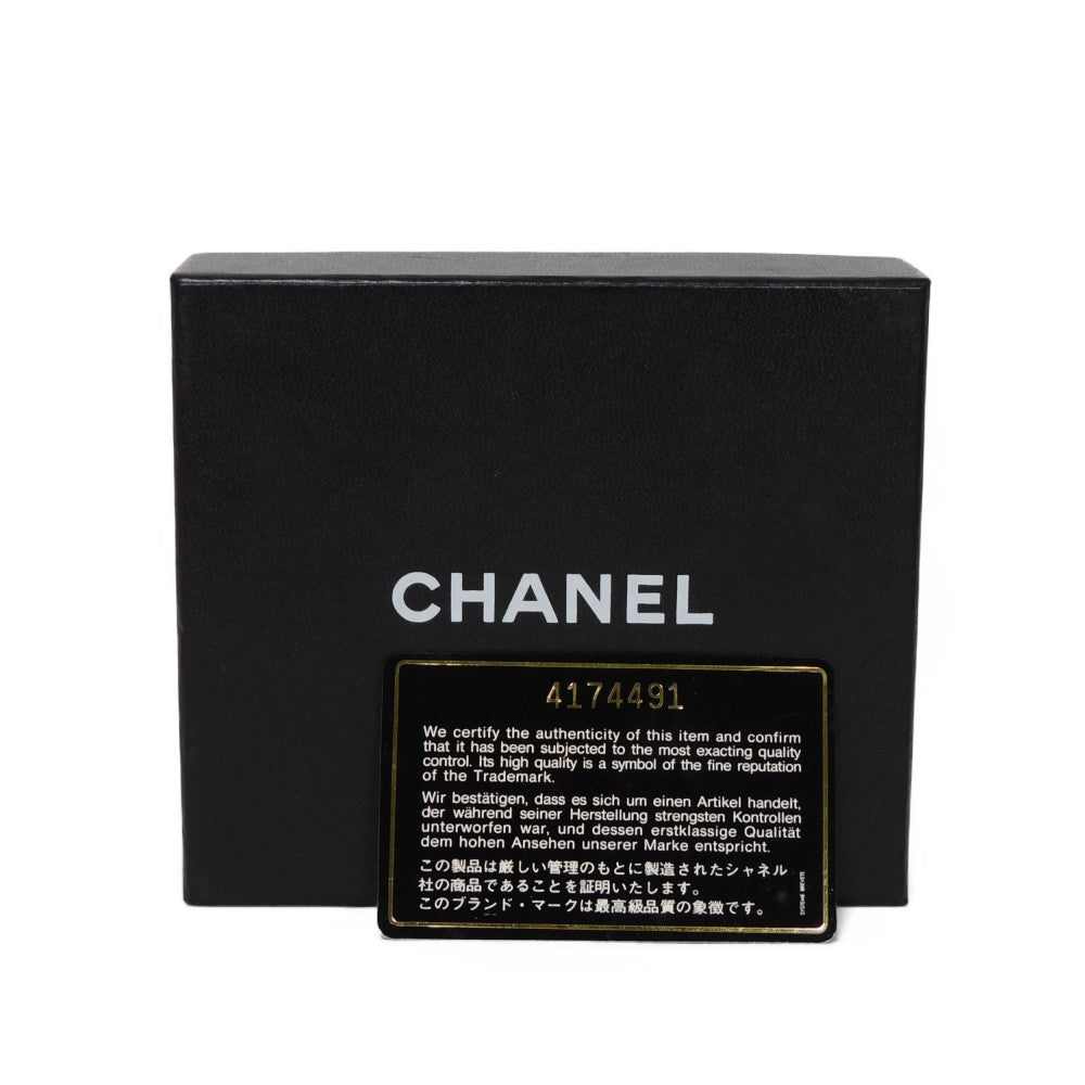 CHANEL Bifold Wallet A01427 Caviar skin black COCO Mark 4th Series Vintage Big Coco Small flap wallet unisex(Unisex) Used Authentic