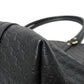 GUCCI Tote Bag 449647 BMJ1G 1000 GG striped leather black logo embossed patch shoulder bag Micro GG Shima gucci sima tote mens Used Authentic