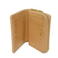 LOUIS VUITTON Bifold Wallet M81673 Lamb leather (monogram type push) x calf leather Camel Current LV logo flower beige RFID IC chip Monogram emboss Portefeuille Lou unisex(Unisex) Used Authentic