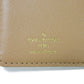 LOUIS VUITTON Bifold Wallet M81673 Lamb leather (monogram type push) x calf leather Camel Current LV logo flower beige RFID IC chip Monogram emboss Portefeuille Lou unisex(Unisex) Used Authentic