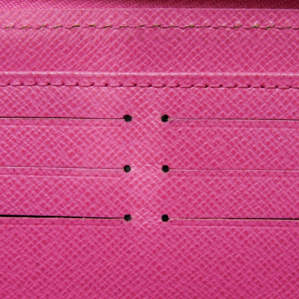 LOUIS VUITTON Long Wallet Purse M80113 Epi leather x grain leather Rose Pondicherry LV logo embossed pink new Zip Around Epi Zippy wallet Women Used Authentic