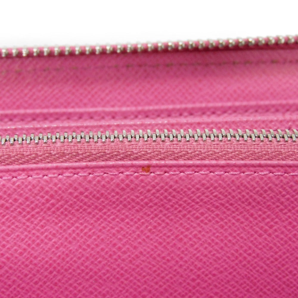 LOUIS VUITTON Long Wallet Purse M80113 Epi leather x grain leather Rose Pondicherry LV logo embossed pink new Zip Around Epi Zippy wallet Women Used Authentic