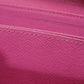 LOUIS VUITTON Long Wallet Purse M80113 Epi leather x grain leather Rose Pondicherry LV logo embossed pink new Zip Around Epi Zippy wallet Women Used Authentic