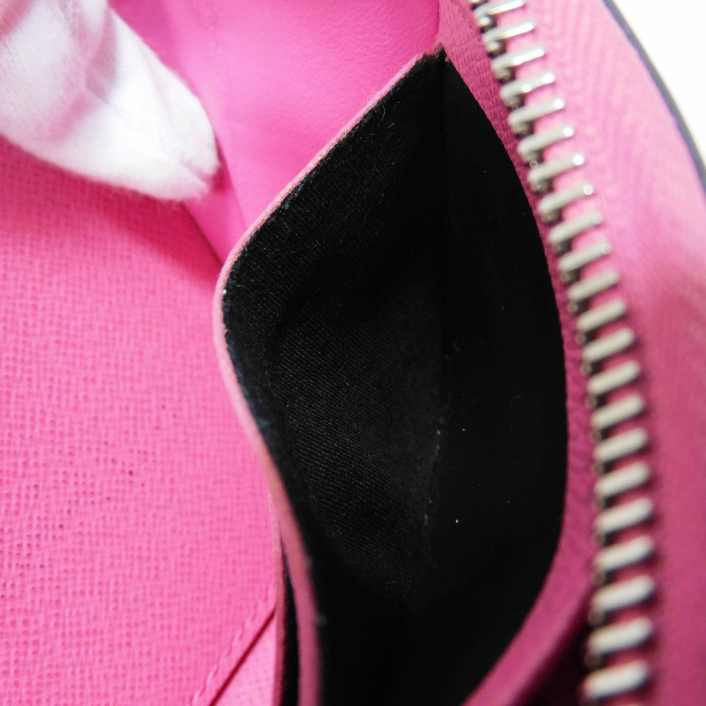 LOUIS VUITTON Long Wallet Purse M80113 Epi leather x grain leather Rose Pondicherry LV logo embossed pink new Zip Around Epi Zippy wallet Women Used Authentic