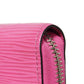 LOUIS VUITTON Long Wallet Purse M80113 Epi leather x grain leather Rose Pondicherry LV logo embossed pink new Zip Around Epi Zippy wallet Women Used Authentic
