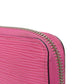 LOUIS VUITTON Long Wallet Purse M80113 Epi leather x grain leather Rose Pondicherry LV logo embossed pink new Zip Around Epi Zippy wallet Women Used Authentic